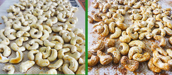 Sweet and Spicy Cashews
