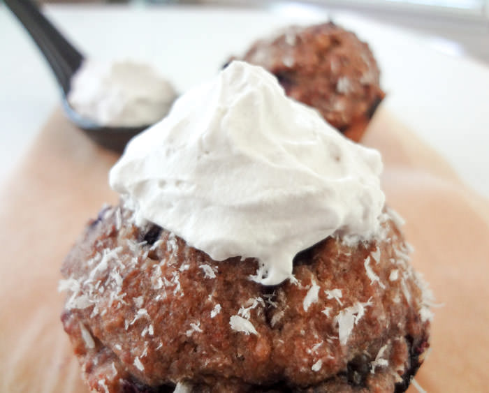 Coconut Whipped Cream Muffin