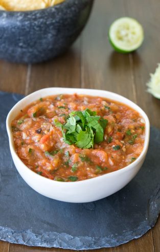 Homemade Roasted Salsa Recipe | One Ingredient Chef