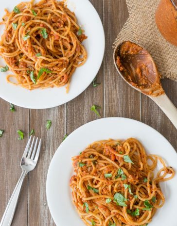 Vegan Meat Pasta Sauce Recipe | One Ingredient Chef